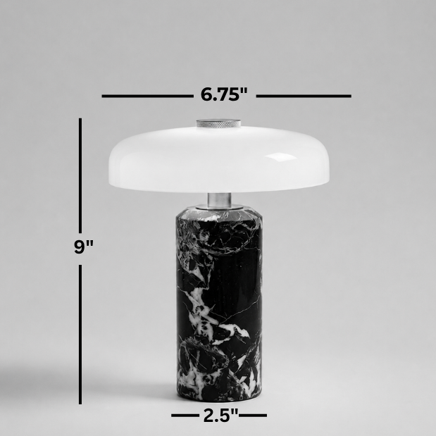 Lumière Rouge - Marble Lamp