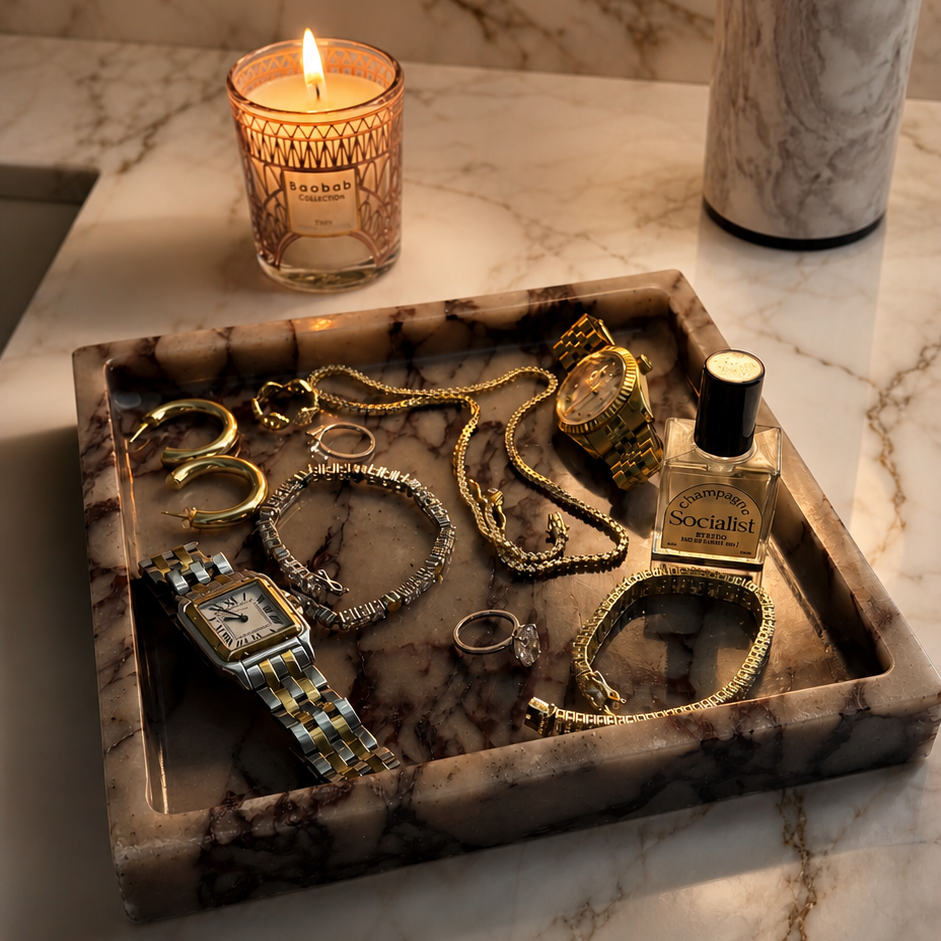 Atelier - Marble Tray Set