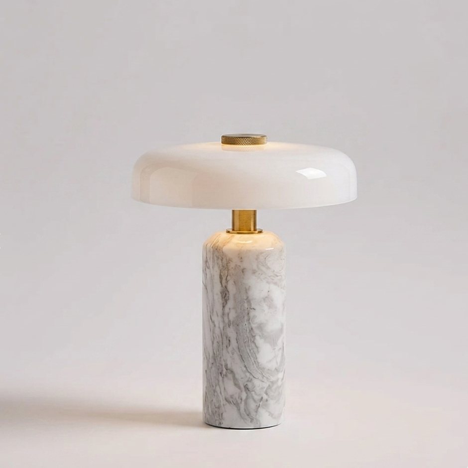 Lumière Rouge - Marble Lamp