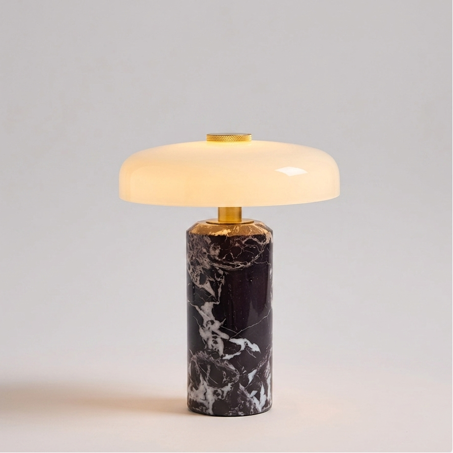 Lumière Rouge - Marble Lamp
