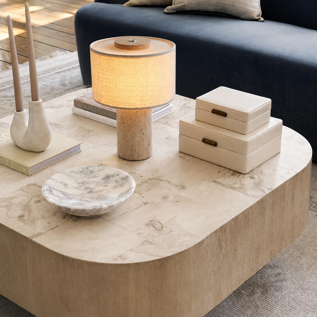 Le Marais - Lampe de table en marbre